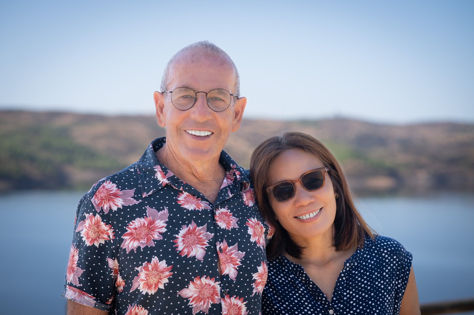Fernando and Pina by Alvor Bay