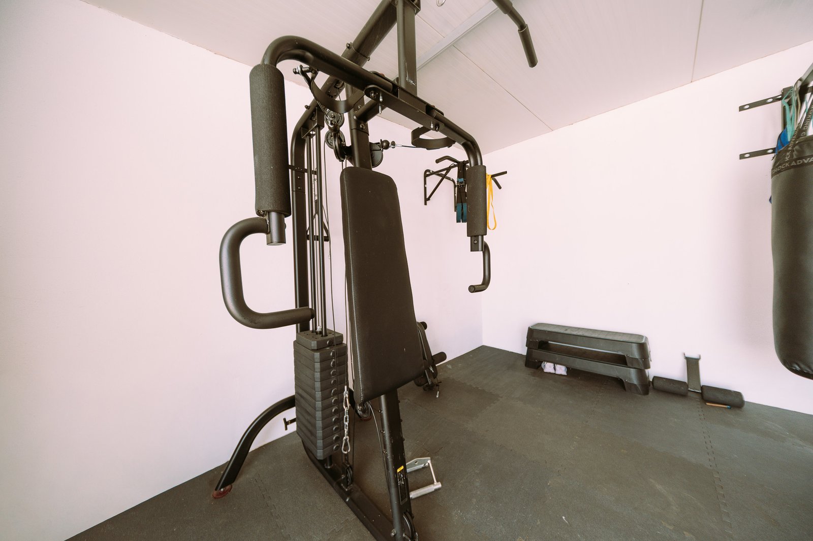 The private on-site gym